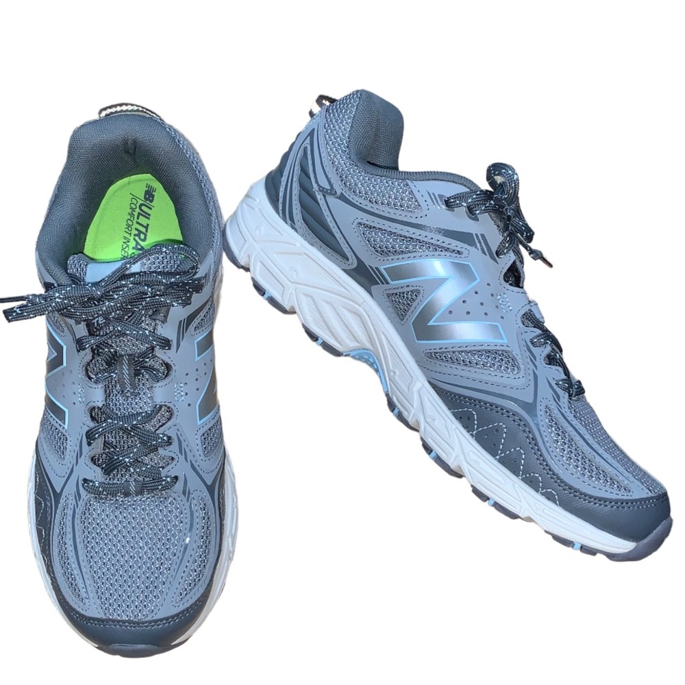 NWOT. New Balance 510 Trail Running Shoes marked 8.5 but truly a 7.5 to 8